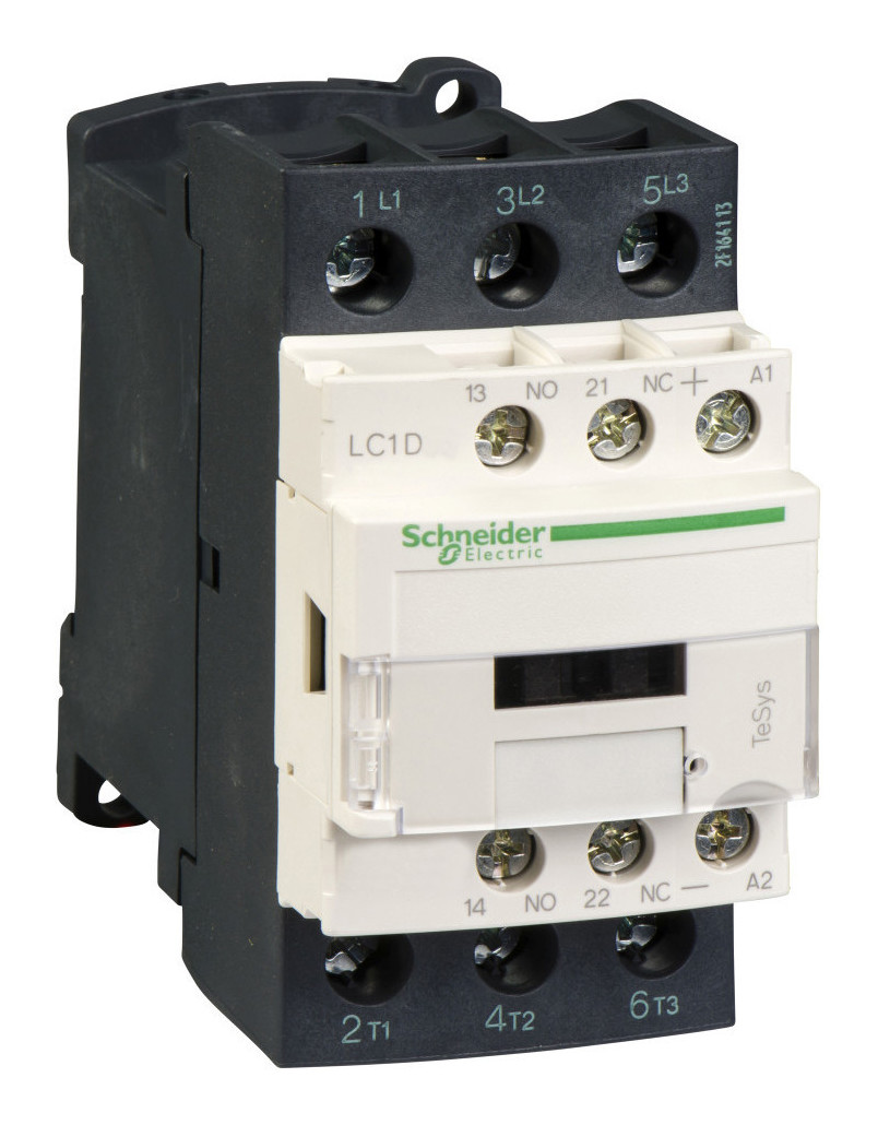 Контактор Schneider Electric TeSys LC1D 3P 25А 400/24В DC 11кВт ...