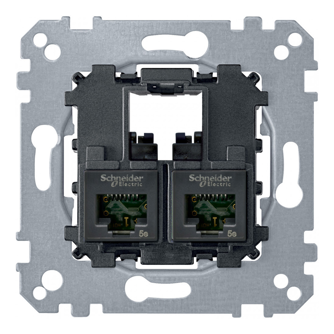Механизм двойной розетки компьютерная RJ45 Cat.5 Schneider Electric ...