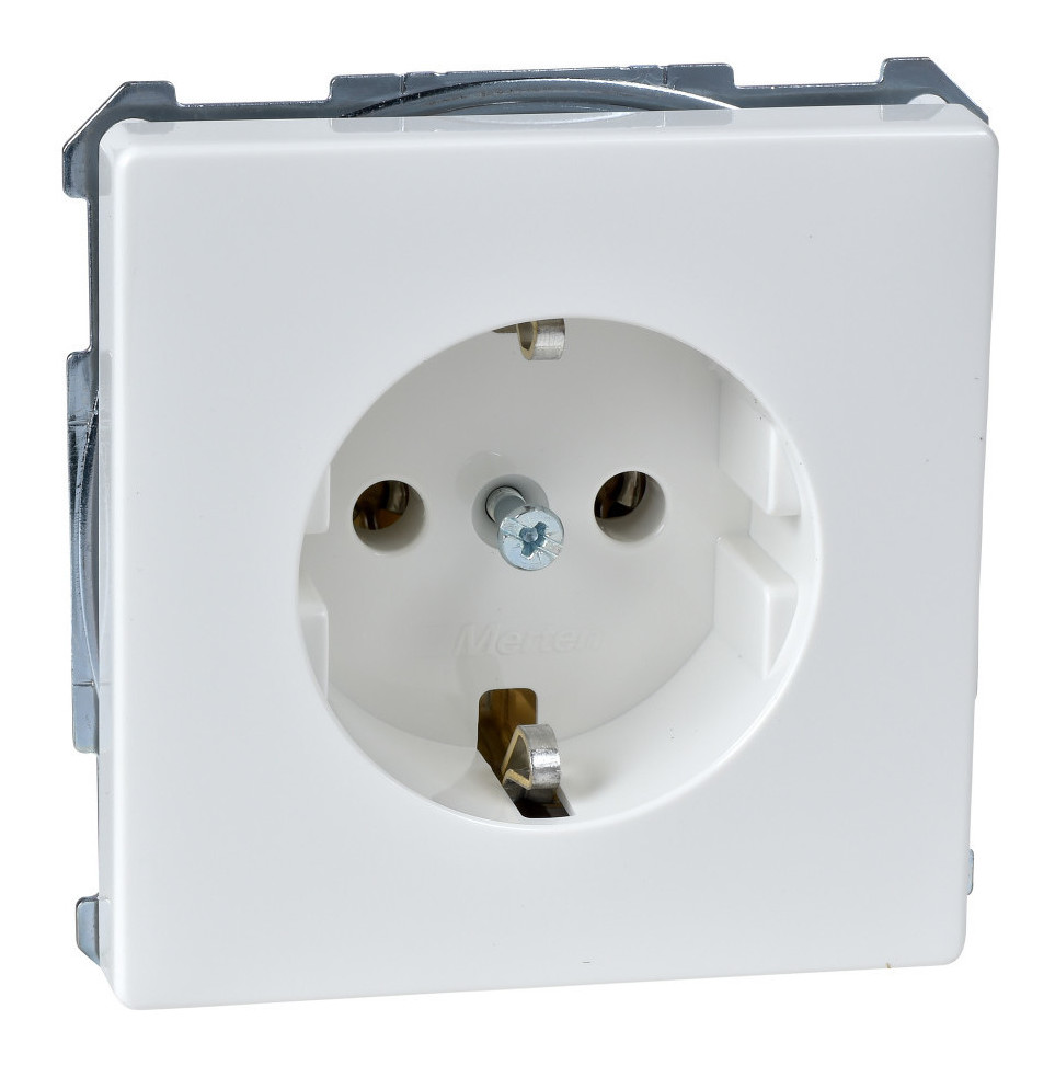 Розетка Schneider Electric MERTEN SYSTEM DESIGN, скрытый монтаж, с ...