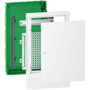 Щит мультимедийный Schneider Electric MINI PRAGMA 12 мод., IP40, встраиваемый, Пластик, белая дверь — изображение 1